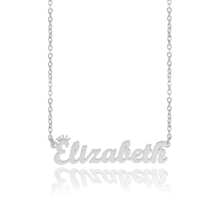 Personalized Crown Name Necklace