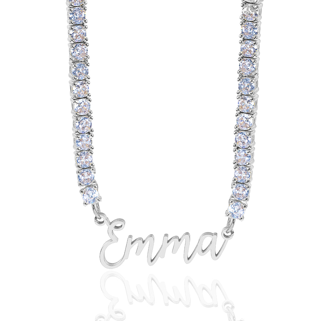 Personalized Tennis Chain Name Necklace