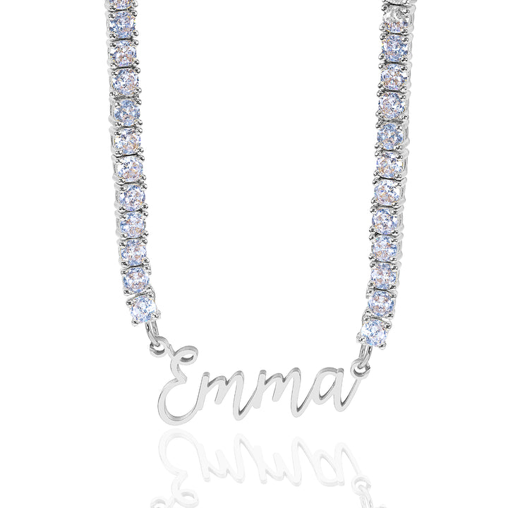 Personalized Tennis Chain Name Necklace