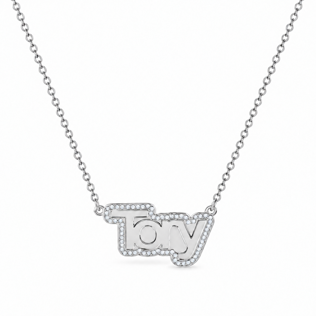 Double Nameplate Custom Necklace