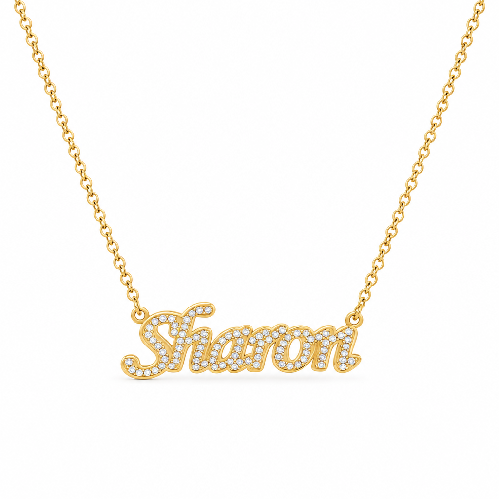 Personalized Stones Name Necklace