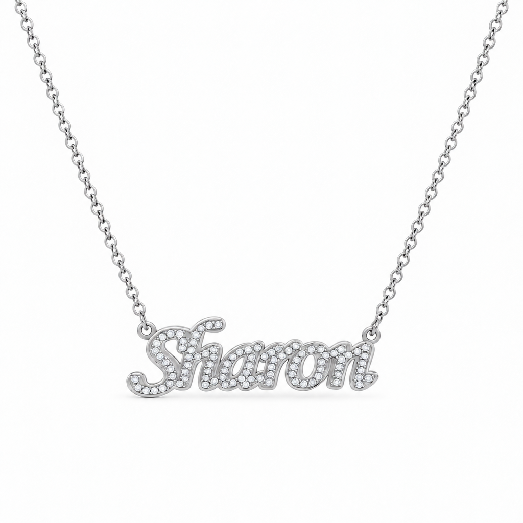 Personalized Stones Name Necklace