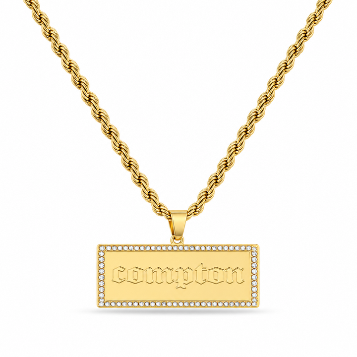 Compton Luxe Gold-Plated Pendant Necklace