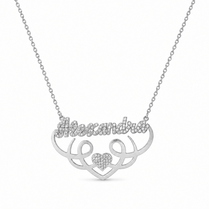 Personalized Single Fancy Name Necklace