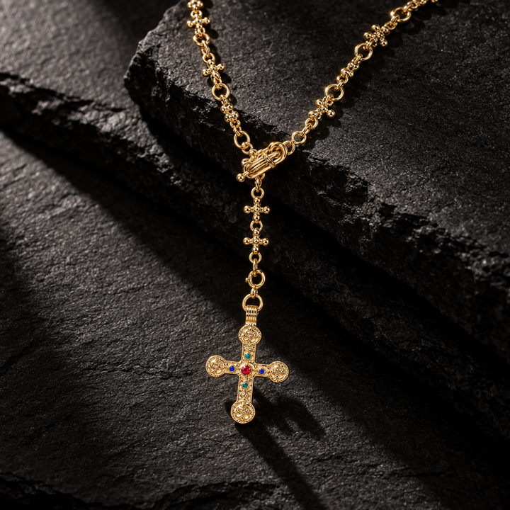 Byzantine Cross Necklace