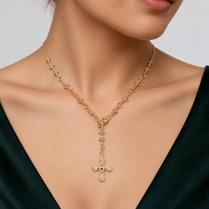 Byzantine Cross Necklace