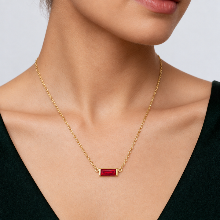 Gemstone Pendant Necklace