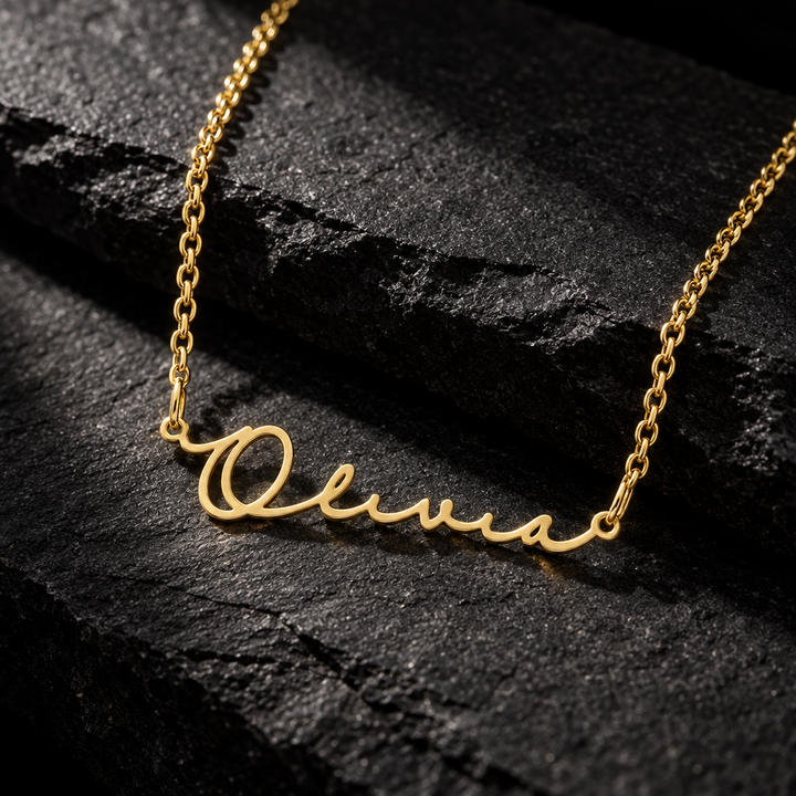 Personalized Cursive Name Necklace